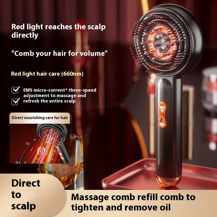Rotlicht Massage Kamm mit Ölspender