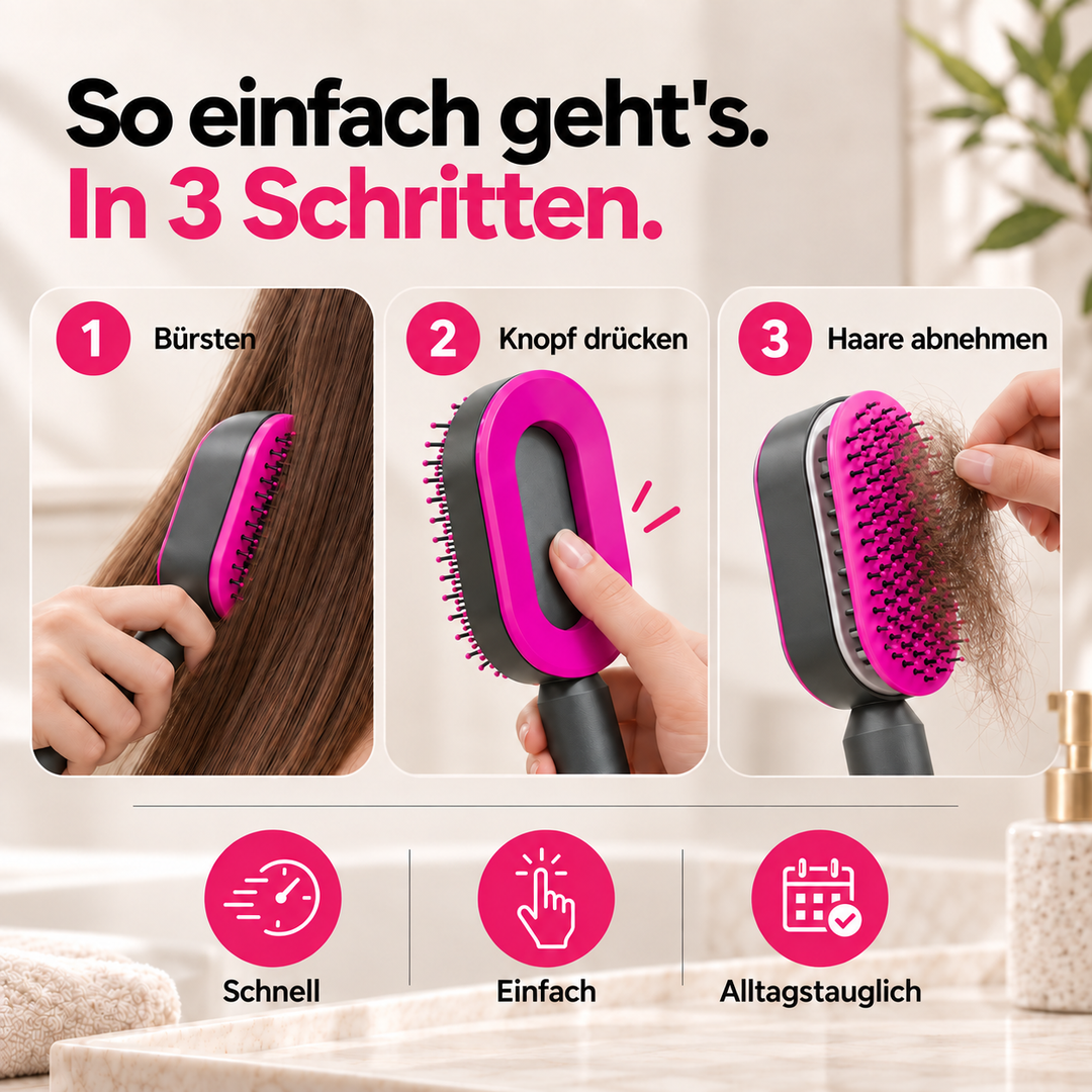 SelfClean Haarbürste