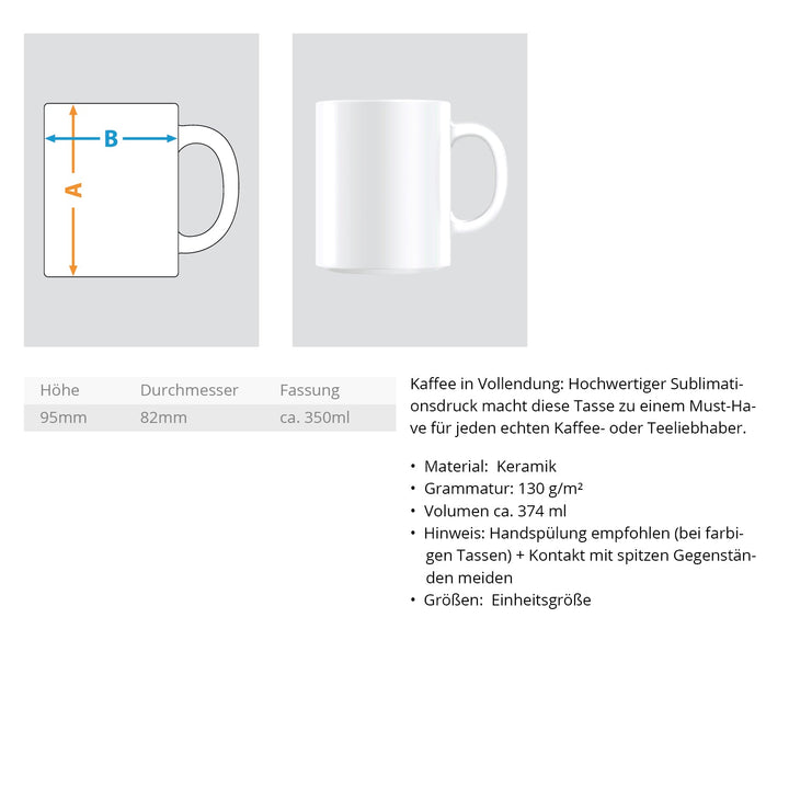 Zum Glück Papa  - Tasse