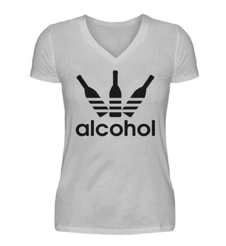 Alcohol  - V-Neck Damenshirt