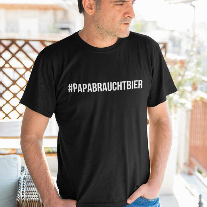 Papa braucht Bier  - Herren Shirt