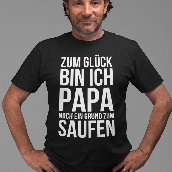 Zum Glück Papa  - Herren Shirt